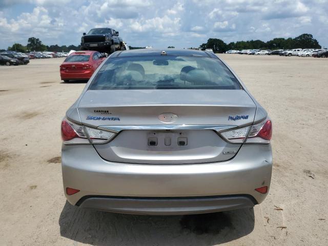 KMHEC4A49DA067696 - 2013 HYUNDAI SONATA HYBRID SILVER photo 6