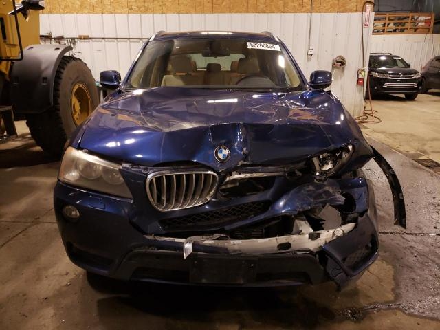 5UXWX9C57E0D43799 - 2014 BMW X3 XDRIVE28I BLUE photo 5