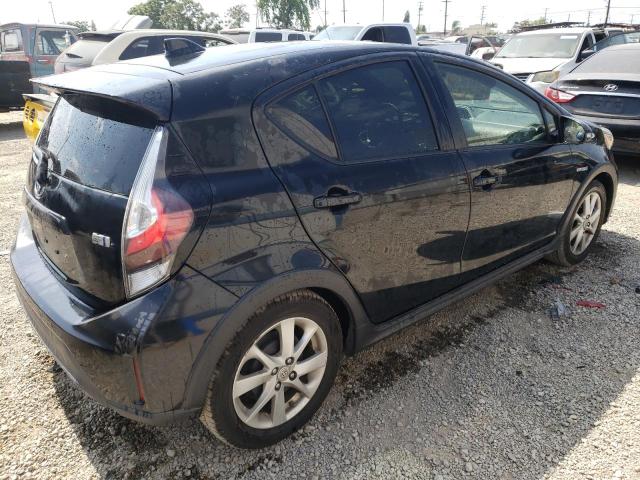 JTDKDTB36J1608557 - 2018 TOYOTA PRIUS C BLACK photo 3