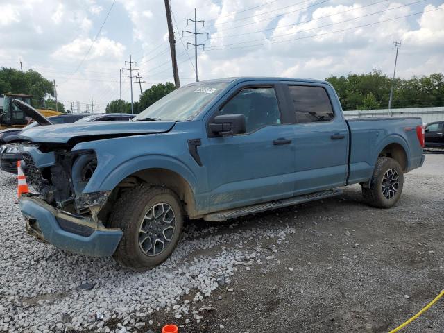 1FTFW1E59PKE17618 - 2023 FORD F150 SUPERCREW BLUE photo 1