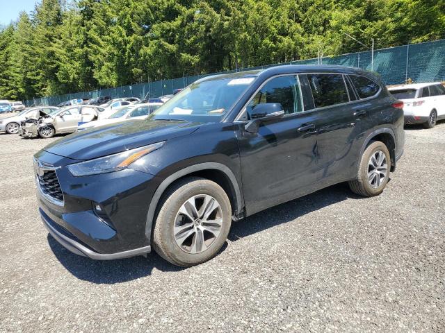 5TDGZRBH0MS549292 - 2021 TOYOTA HIGHLANDER XLE BLACK photo 1