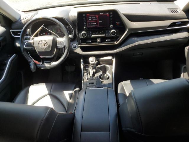 5TDGZRBH0MS549292 - 2021 TOYOTA HIGHLANDER XLE BLACK photo 8