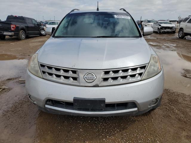 JN8AZ08WX6W530134 - 2006 NISSAN MURANO SL SILVER photo 5