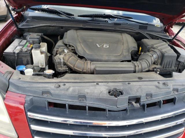 KNDJJ741595036702 - 2009 KIA BORREGO LX RED photo 12