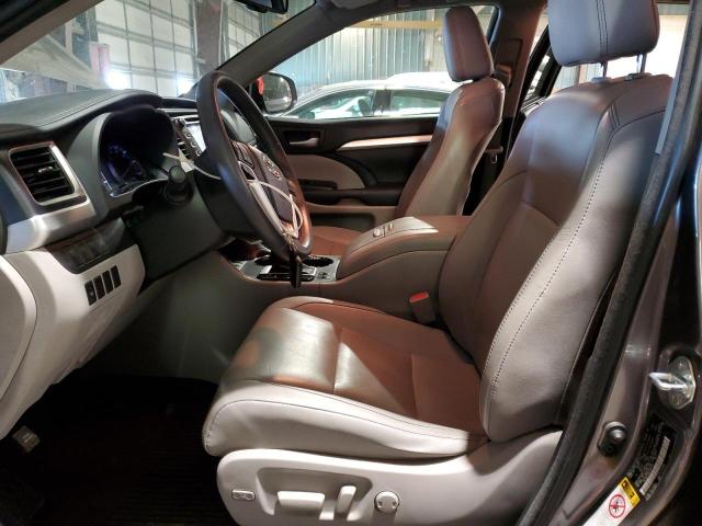 5TDJKRFH9ES064459 - 2014 TOYOTA HIGHLANDER XLE ნაცრისფერი ფოტო 7