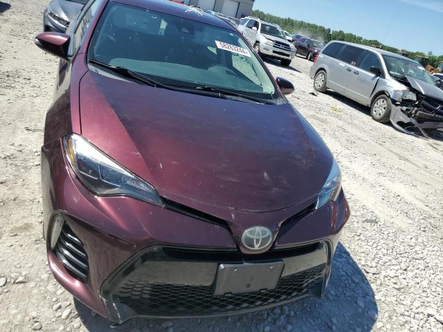 5YFBURHE0HP577971 - 2017 TOYOTA COROLLA L MAROON photo 5