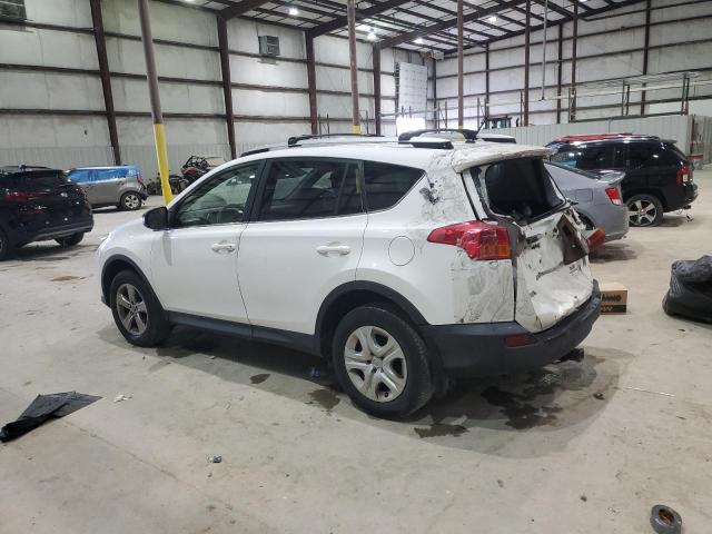 JTMZFREV2DD010221 - 2013 TOYOTA RAV4 LE WHITE photo 2