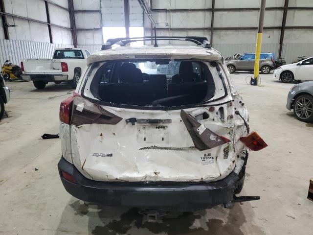 JTMZFREV2DD010221 - 2013 TOYOTA RAV4 LE WHITE photo 6
