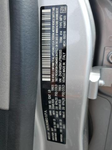 ZASFAKBN1J7B92055 - 2018 ALFA ROMEO STELVIO TI ვერცხლისფერი ფოტო 13