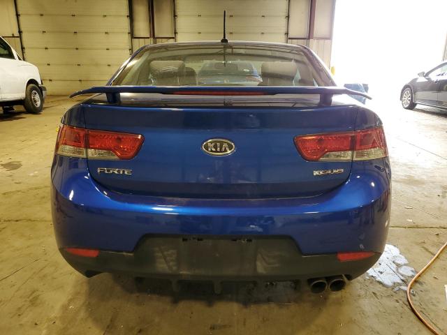 KNAFU6A27D5678719 - 2013 KIA FORTE EX BLUE photo 6