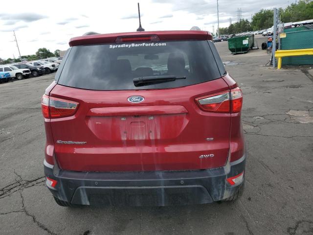 MAJ6S3GL0LC324418 - 2020 FORD ECOSPORT SE 红色 照片 6