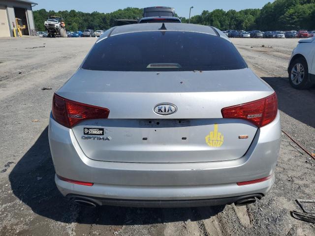 KNAGM4A76B5084849 - 2011 KIA OPTIMA LX SILVER photo 6