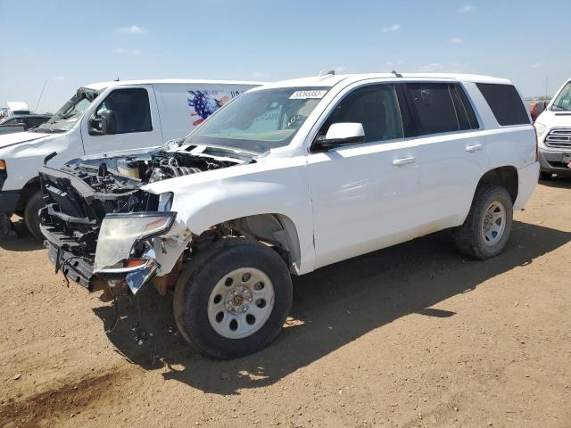 1GNSKFEC9KR125366 - 2019 CHEVROLET TAHOE SPECIAL WHITE photo 1