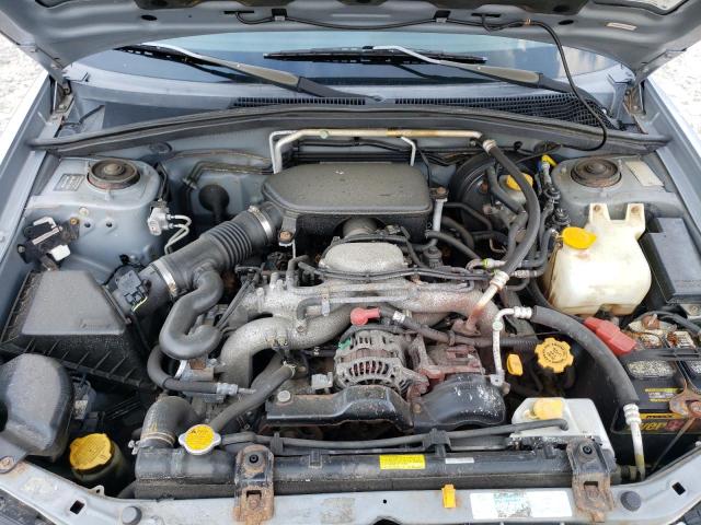 JF1SG65655H743157 - 2005 SUBARU FORESTER 2.5XS ვერცხლისფერი ფოტო 11