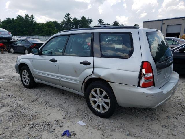 JF1SG65655H743157 - 2005 SUBARU FORESTER 2.5XS ვერცხლისფერი ფოტო 2