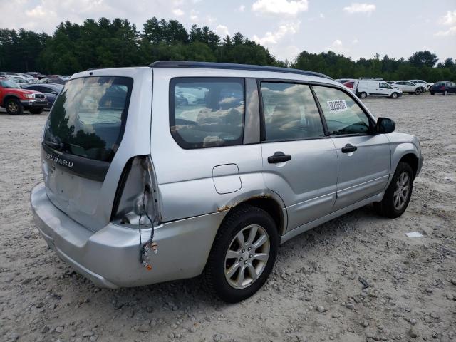 JF1SG65655H743157 - 2005 SUBARU FORESTER 2.5XS ვერცხლისფერი ფოტო 3