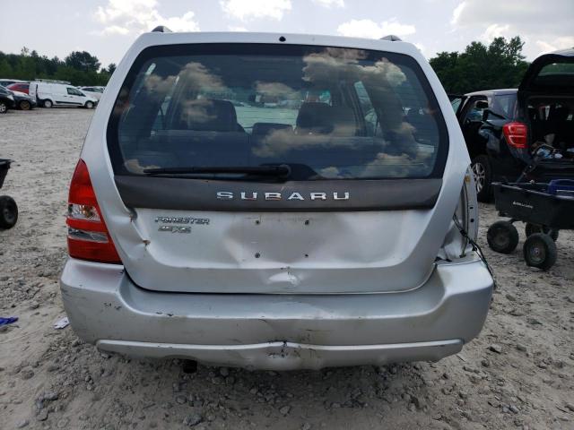 JF1SG65655H743157 - 2005 SUBARU FORESTER 2.5XS ვერცხლისფერი ფოტო 6