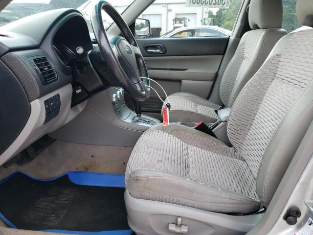 JF1SG65655H743157 - 2005 SUBARU FORESTER 2.5XS ვერცხლისფერი ფოტო 7