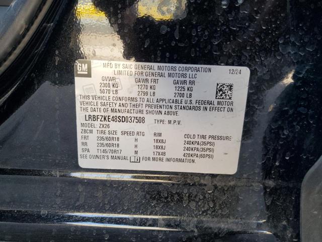 LRBFZKE48SD037508 - 2025 BUICK ENVISION PREFERRED BLACK photo 12