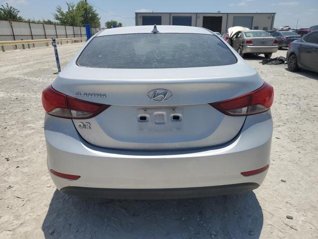 5NPDH4AE4EH510129 - 2014 HYUNDAI ELANTRA SE SILVER photo 6