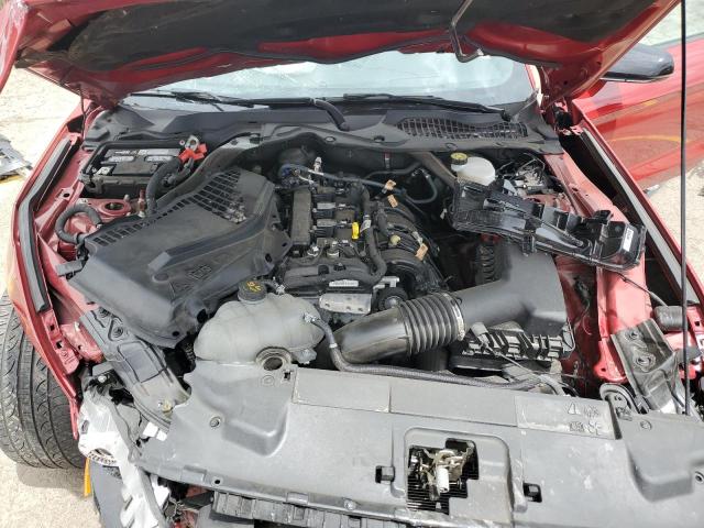 1FATP8UH8M5157538 - 2021 FORD MUSTANG RED photo 11