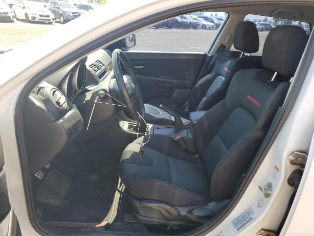 JM1BK34L391238974 - 2009 MAZDA SPEED 3 WHITE photo 7