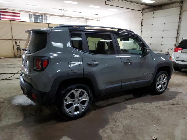 ZACNJBD16LPL96173 - 2020 JEEP RENEGADE LIMITED GRAY photo 3