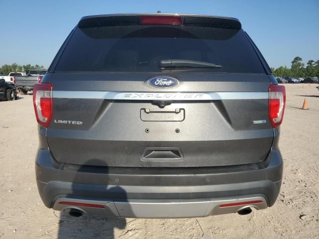 1FM5K8FH2GGC19485 - 2016 FORD EXPLORER LIMITED GRAY photo 6