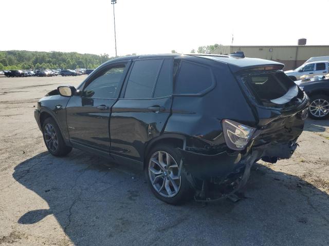 5UXWX7C58DL979971 - 2013 BMW X3 XDRIVE35I BLACK photo 2