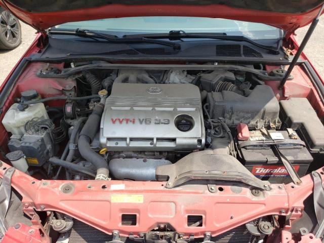 4T1FA38P94U028626 - 2004 TOYOTA SOLARA SE RED photo 11