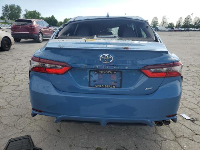4T1G11AK8PU139843 - 2023 TOYOTA CAMRY SE NIGHT SHADE BLUE photo 6