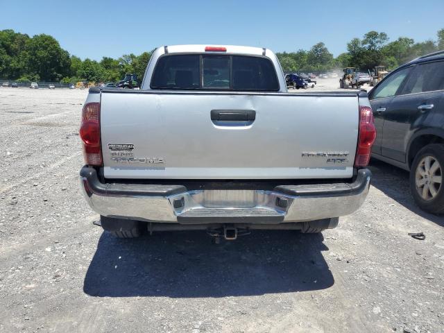 5TETX62N65Z042328 - 2005 TOYOTA TACOMA PRERUNNER ACCESS CAB SILVER photo 6
