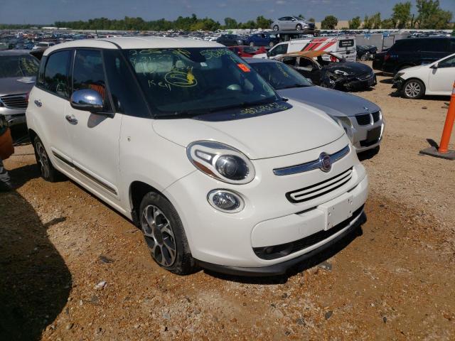 ZFBCFACH7EZ017287 - 2014 FIAT 500L LOUNGE WHITE photo 1