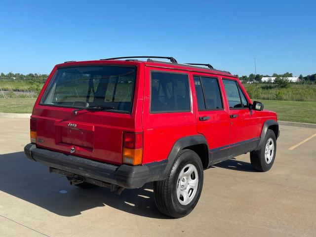 1J4FT68SXSL594599 - 1995 JEEP CHEROKEE SPORT RED photo 4
