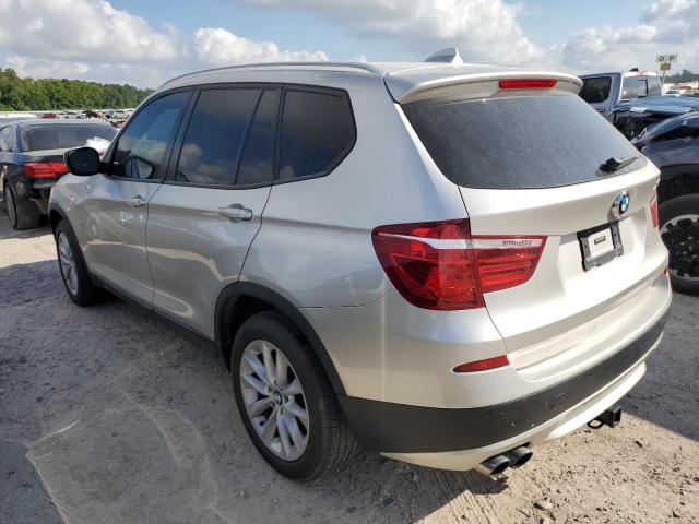 5UXWX9C53D0A21708 - 2013 BMW X3 XDRIVE28I SILVER photo 2