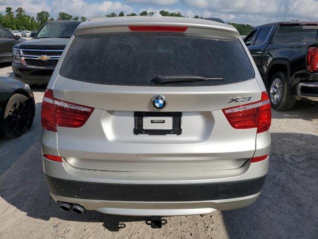 5UXWX9C53D0A21708 - 2013 BMW X3 XDRIVE28I SILVER photo 6