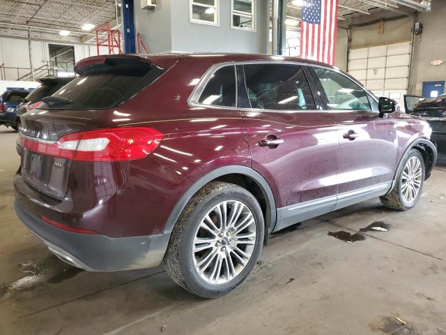 2LMPJ8LR2JBL42716 - 2018 LINCOLN MKX RESERVE Bordo fotoğraf 3