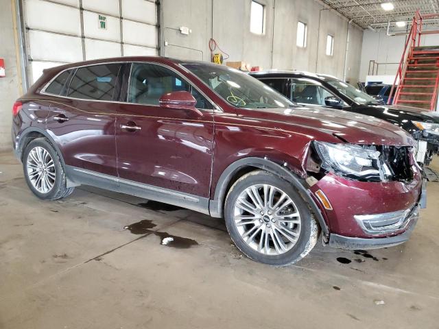 2LMPJ8LR2JBL42716 - 2018 LINCOLN MKX RESERVE Bordo fotoğraf 4