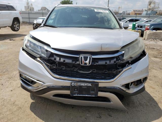 5J6RM4H79FL005011 - 2015 HONDA CR-V EXL SILVER photo 5