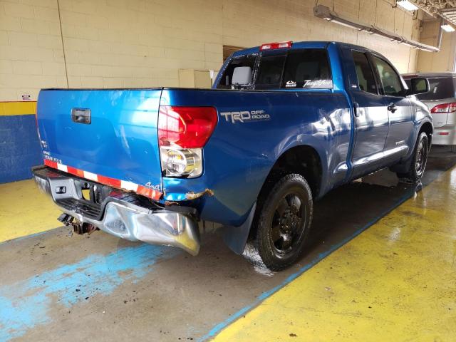 5TBBV54157S481941 - 2007 TOYOTA TUNDRA DOUBLE CAB SR5 BLUE photo 3