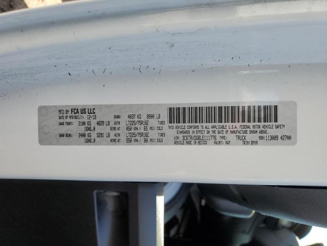 3C6TRVDG8LE111776 - 2020 RAM PROMASTER 2500 HIGH 白色 照片 13