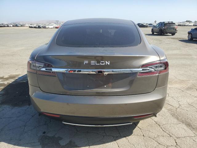 5YJSA1E23FF102165 - 2015 TESLA MODEL S BROWN photo 6