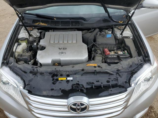 4T1BK3DB1CU443704 - 2012 TOYOTA AVALON BASE SILVER photo 11