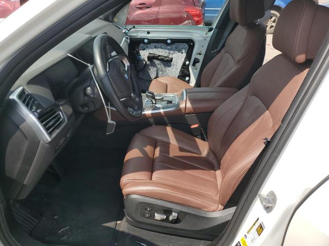 5UXCR6C58KLK87357 - 2019 BMW X5 XDRIVE40I WHITE photo 7
