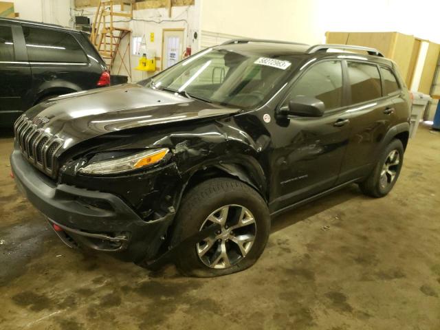 1C4PJMBB5HW648315 - 2017 JEEP CHEROKEE TRAILHAWK BLACK photo 1