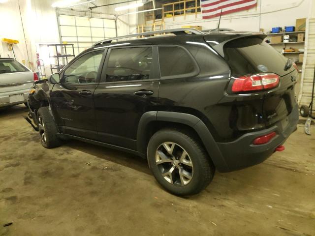 1C4PJMBB5HW648315 - 2017 JEEP CHEROKEE TRAILHAWK BLACK photo 2