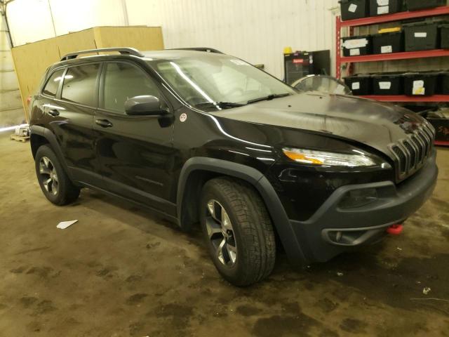 1C4PJMBB5HW648315 - 2017 JEEP CHEROKEE TRAILHAWK BLACK photo 4