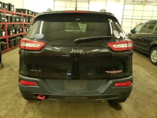 1C4PJMBB5HW648315 - 2017 JEEP CHEROKEE TRAILHAWK BLACK photo 6