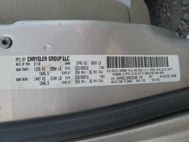 2A4RR5D19AR252568 - 2010 CHRYSLER TOWN & COU TOURING 银色 照片 13