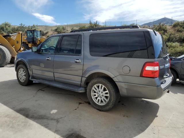 1FMJK1J55EEF63498 - 2014 FORD EXPEDITION EL XLT CHARCOAL photo 2